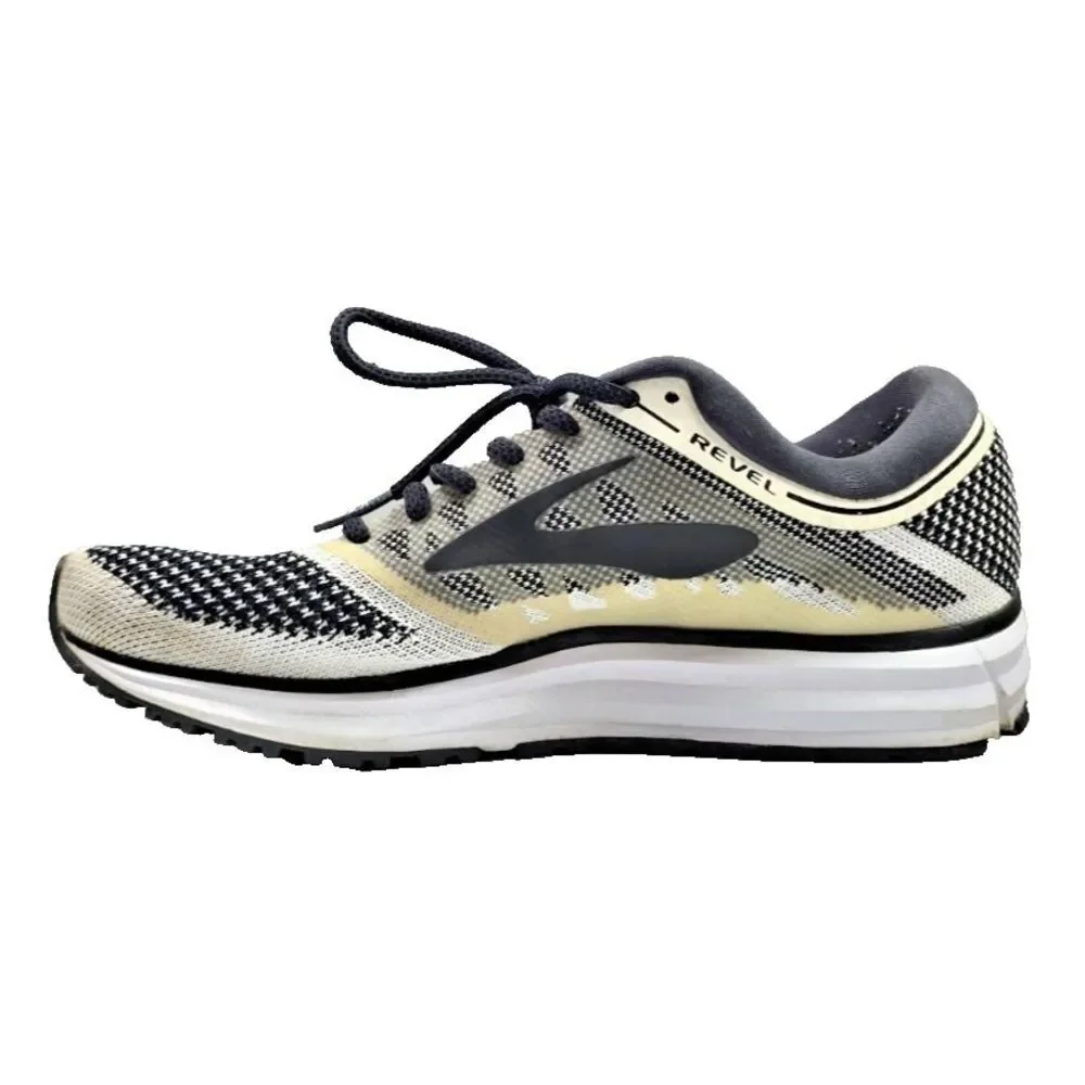 Brooks Revel Running Shoes Women's Size 8B Black White Style 1202491B155